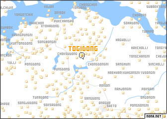 map of T\