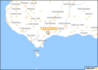 map of T\