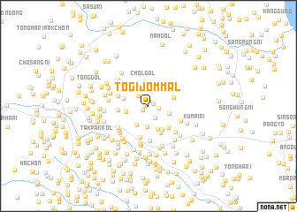 map of T\