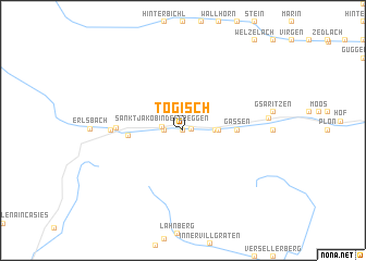 map of Tögisch