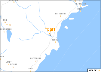 map of Togit