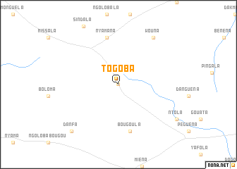 map of Togoba