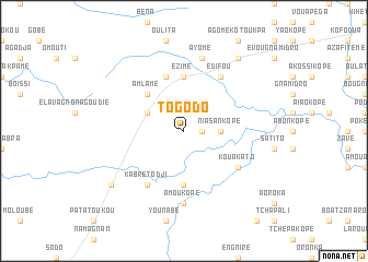 map of Togodo