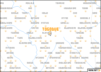 map of Togodué