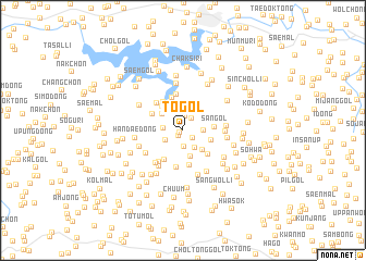 map of T\