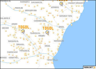 map of Togol