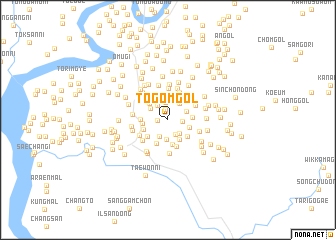 map of Togŏm-gol