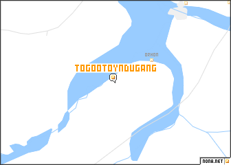 map of Togootoyn Dugang