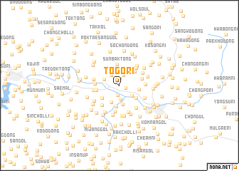 map of Tŏgŏ-ri