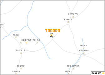 map of Togoro