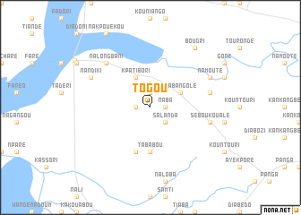 map of Togou