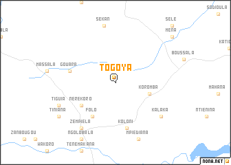 map of Togoya