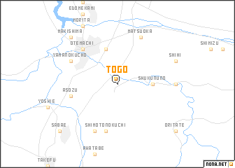 map of Tōgō