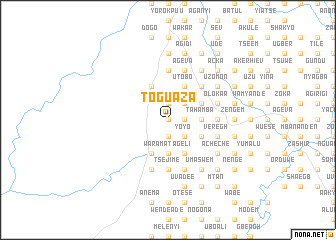 map of Toguaza