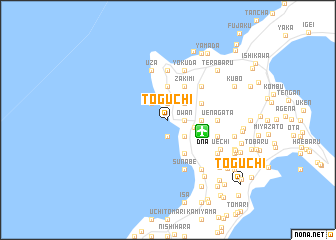 map of Toguchi