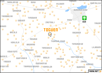 map of Toguen