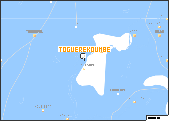 map of Toguéré Koumbé