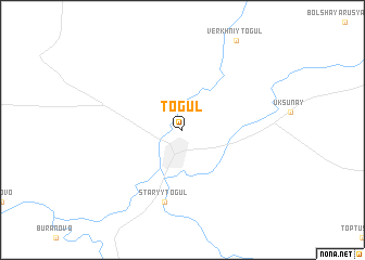 map of Togul