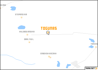 map of Togunas