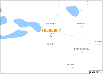 map of Togus-Bay