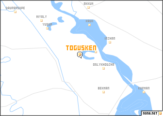map of Togusken