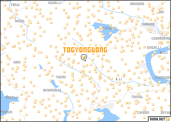map of Tŏgyŏng-dong