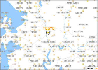 map of T\