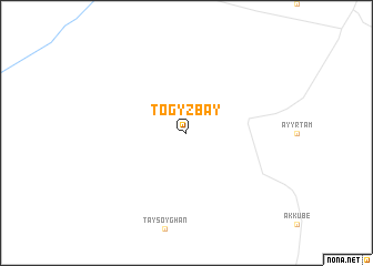 map of Togyzbay