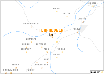 map of Tohanu Vechi