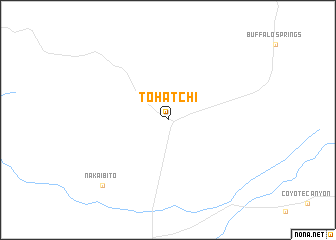 map of Tohatchi