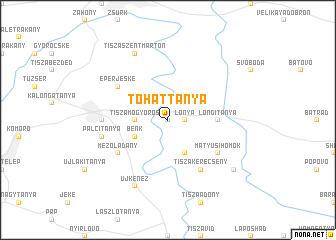 map of Tóháttanya