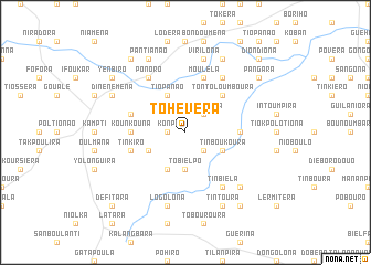 map of Tohévéra