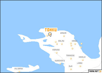 map of Tohku