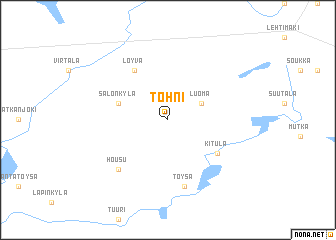 map of Tohni