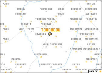 map of Tohongou
