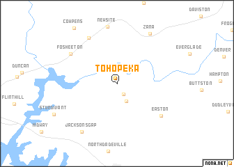 map of Tohopeka
