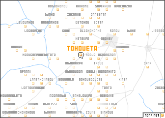 map of Tohoueta