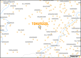 map of Tohŭng-gol