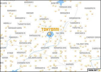 map of T\