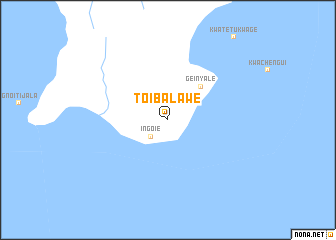 map of Toibalawe