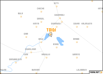 map of Toidi