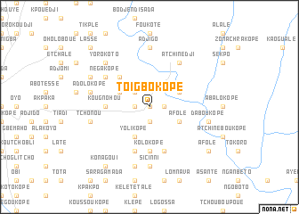 map of Toïgbokopé