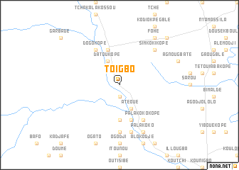 map of Toïgbo