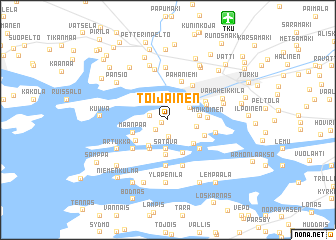 map of Toijainen