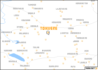 map of Tõikvere