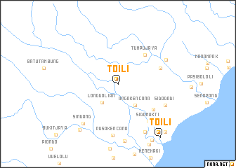 map of Toili