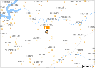 map of T\