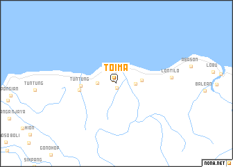 map of Toima