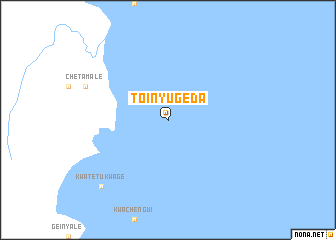 map of Toinyugeda