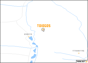 map of Toiogos